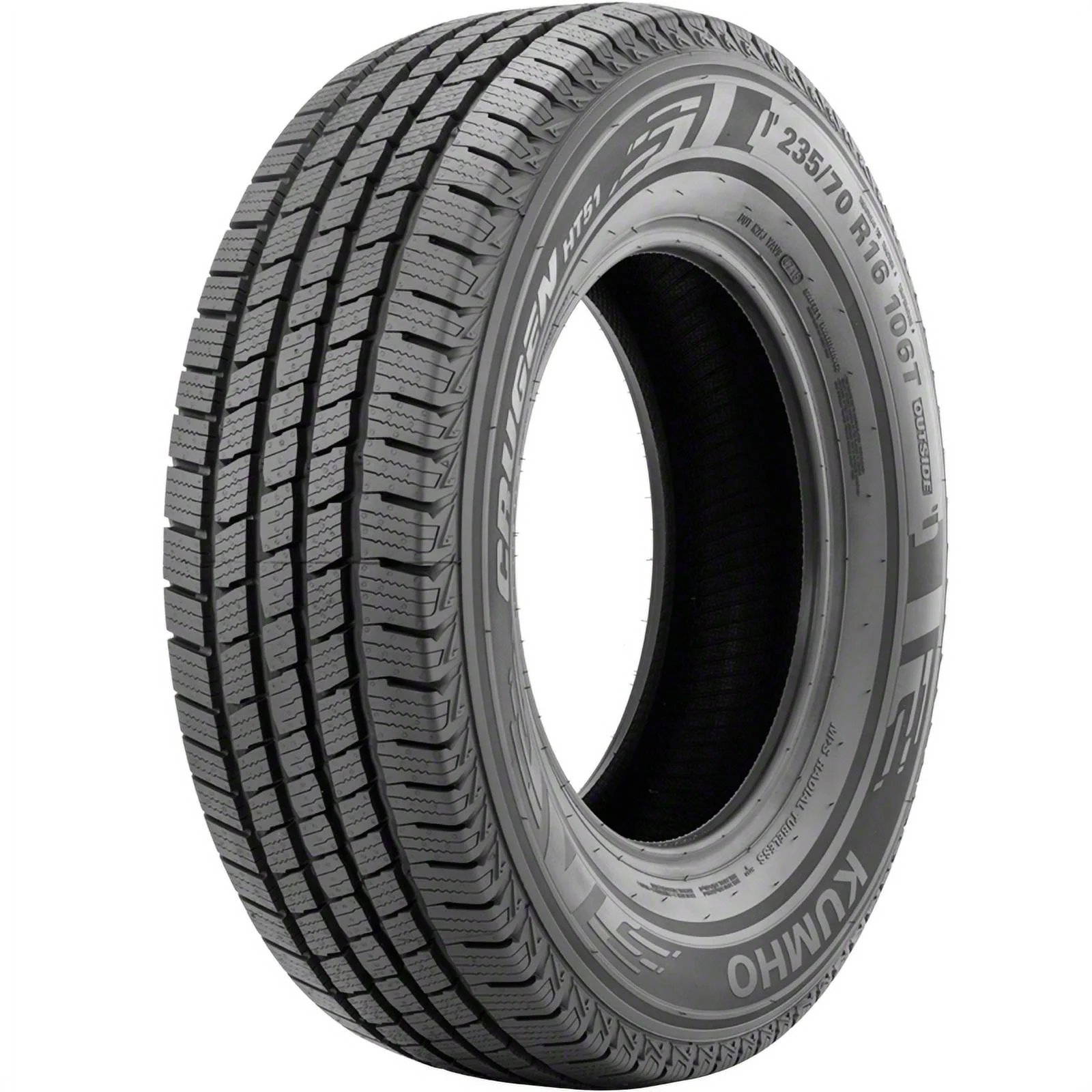 Set of 4 Kumho Crugen HT51 235/75R15 109T XL Tires