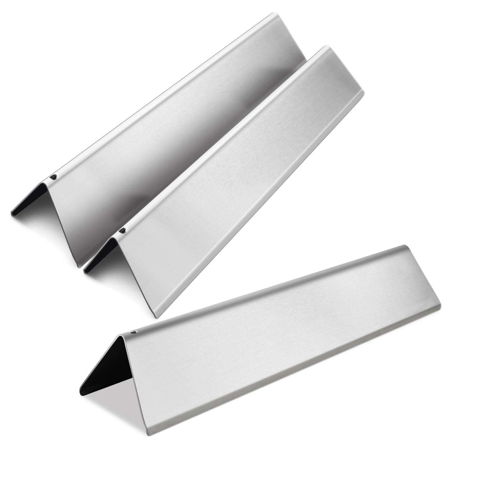 Flavorizer Bar Replacement for Weber Spirit I & II 200 Series, Spirit E210, S210, E220, S-220, 7635 Stainless Steel Grill Heat Plate, 3 Pack, 15.3