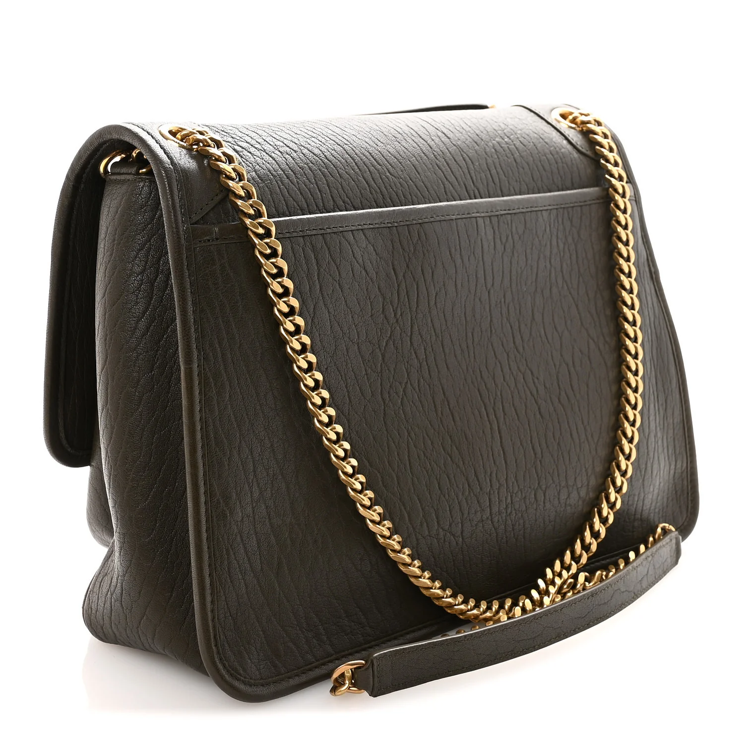Grained Lambskin Monogram Large Niki Chain Satchel Light Musk