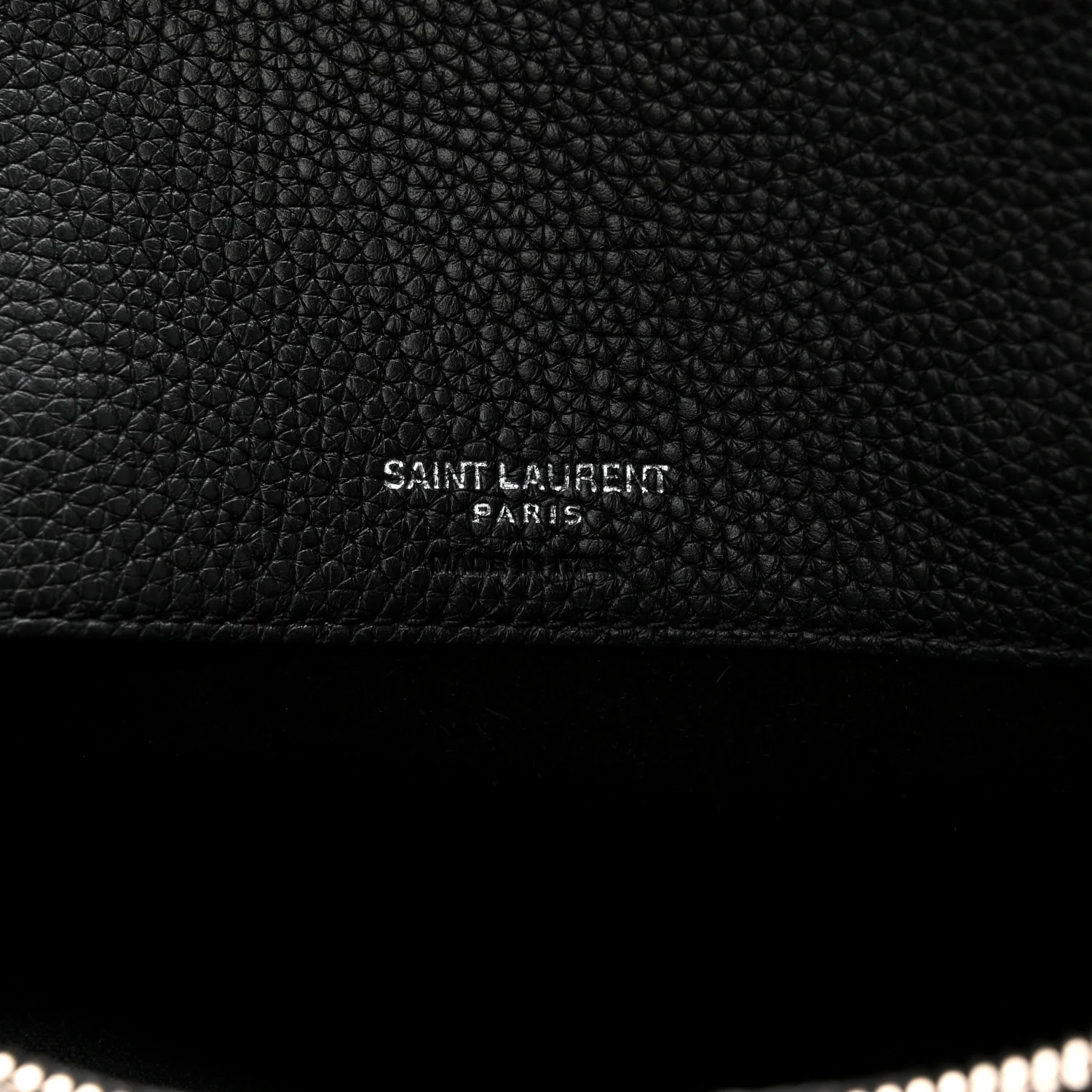 Grained Calfskin Small Supple Sac De Jour Black