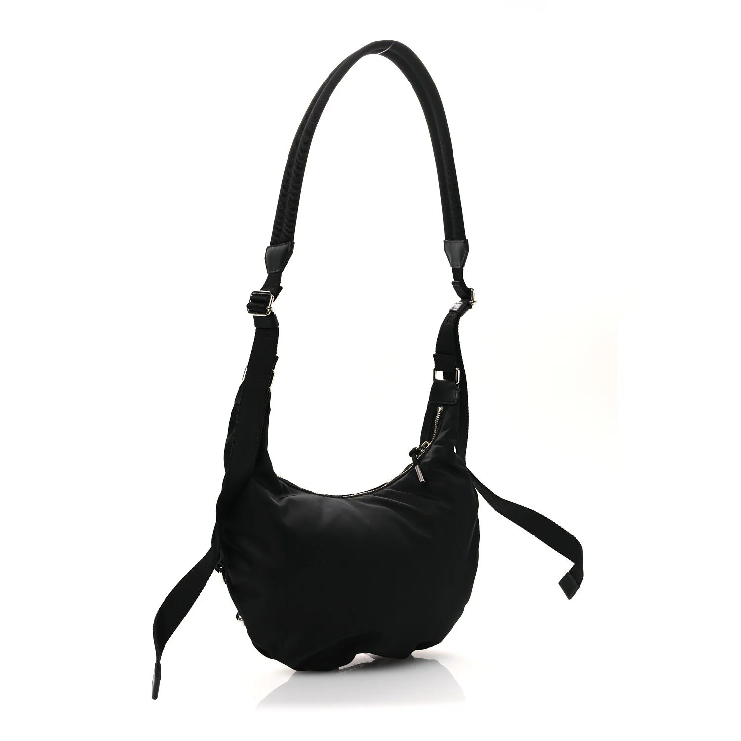 Nylon Voyou Crossbody Bag Black