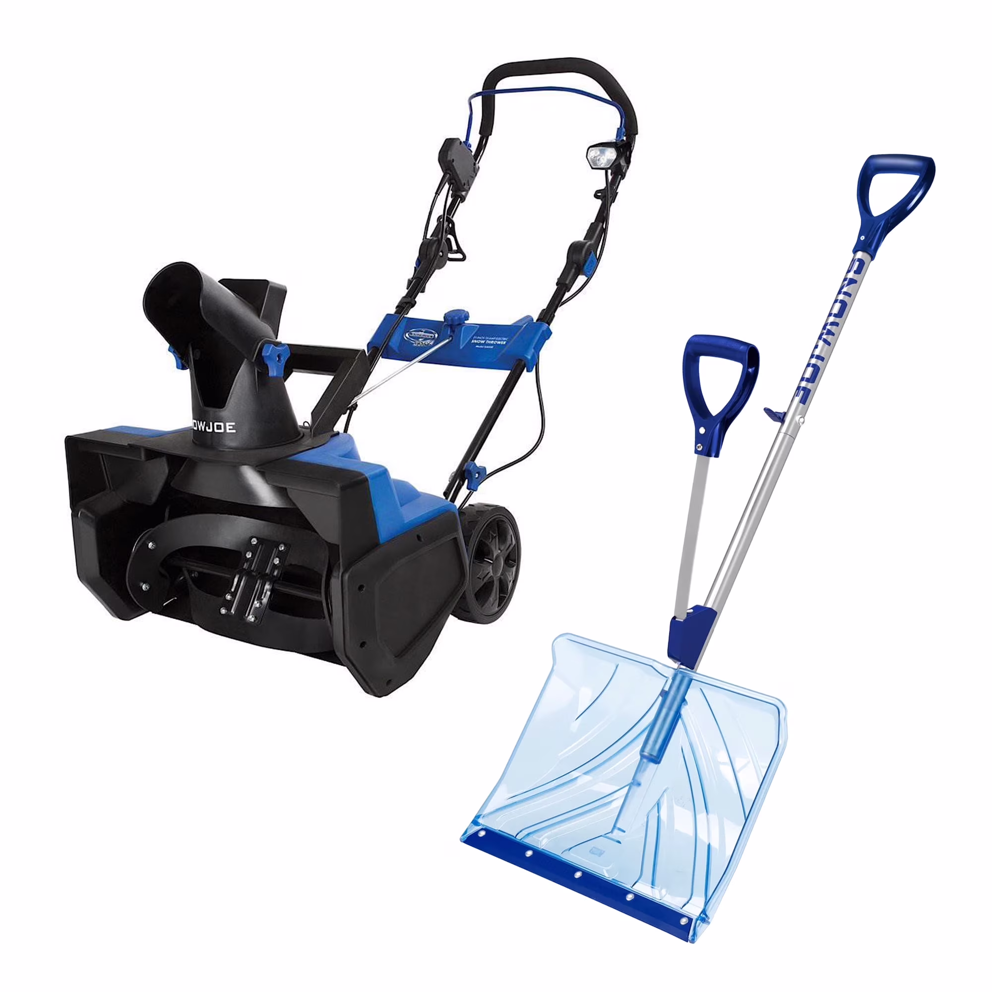 Ultra 15 Amp Electric Snow Thrower Shovelution Snow Shovel Combo