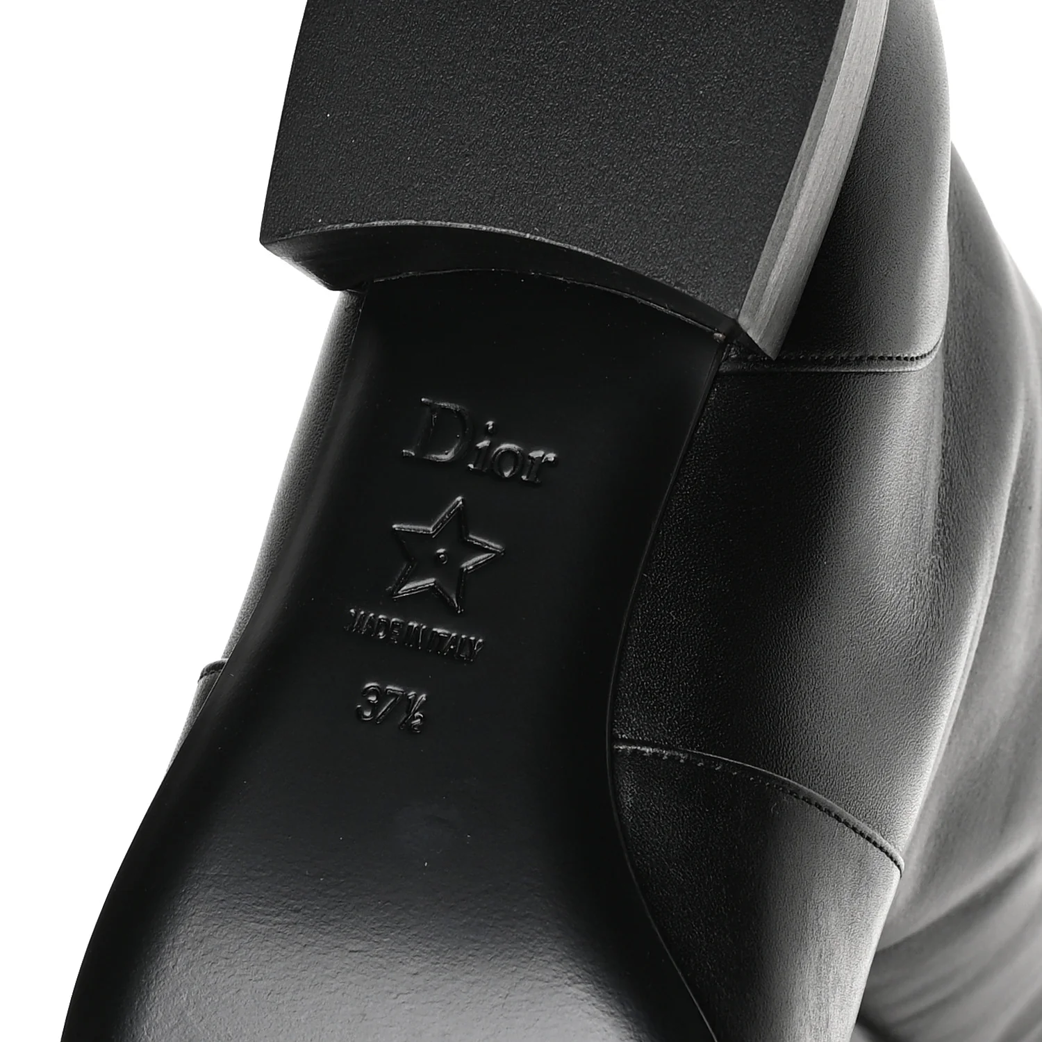 Calfskin D-Town Boots 37.5 Black