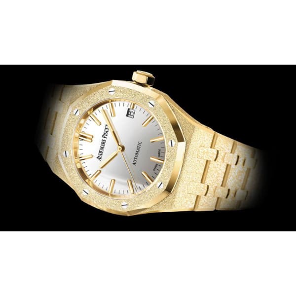 [Super Clone]Audemars Piguet Royal Oak Frosted Gold Selfwinding Ref. # 15454BA.GG.1259BA.02