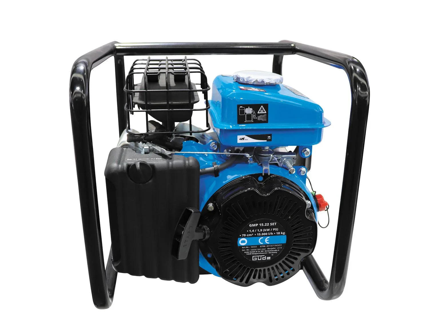 Gde Kit motopompe GMP 15.22, 1,6 CV, 15 000 l/h