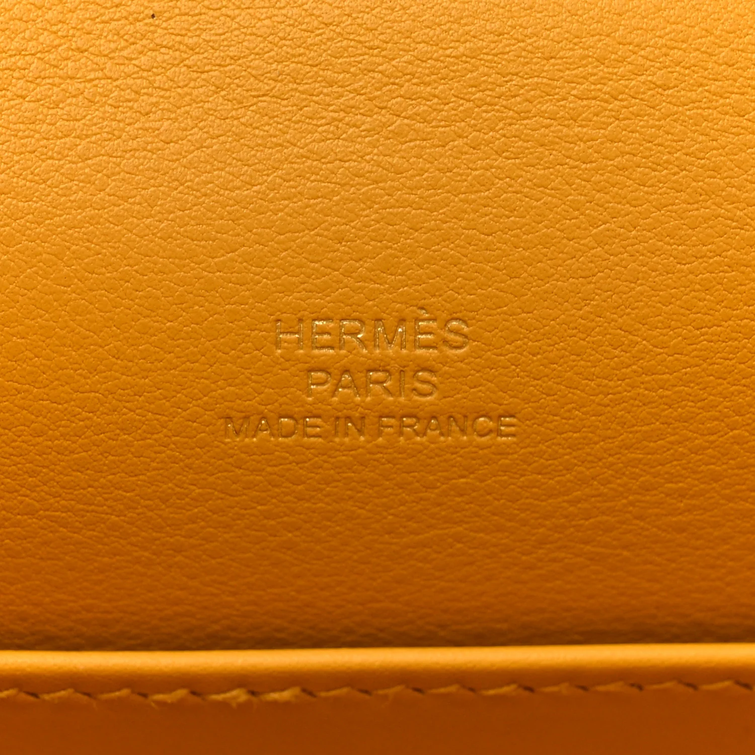 Swift Kelly Pochette Clutch Jaune Ambre