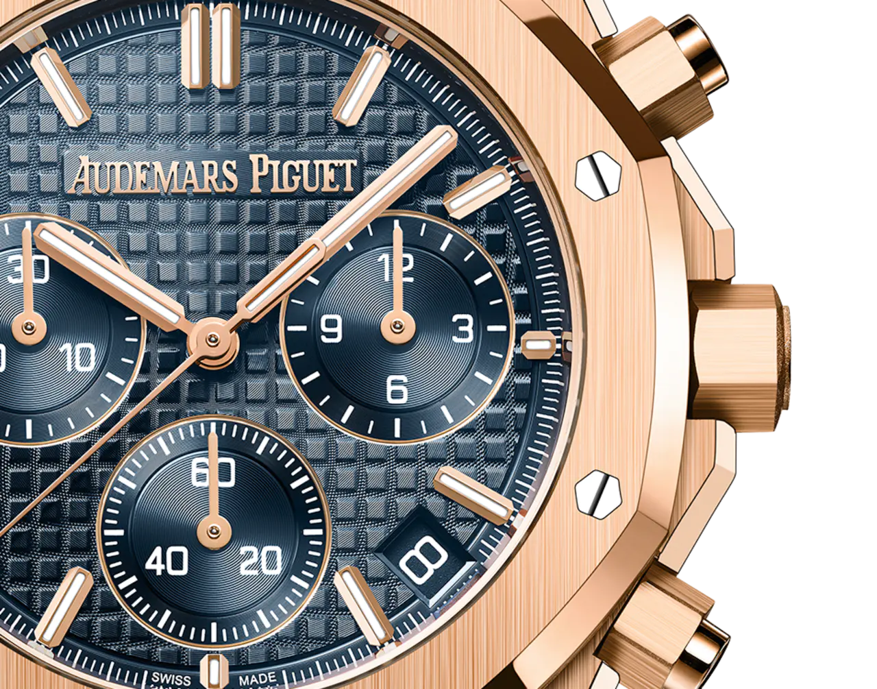 【Super Clone】Audemars Piguet ROYAL OAK Pink Gold “Bleu nuit nuage 50” Dial CHRONOGRAPH 41mm 26240OR.OO.1320OR.05