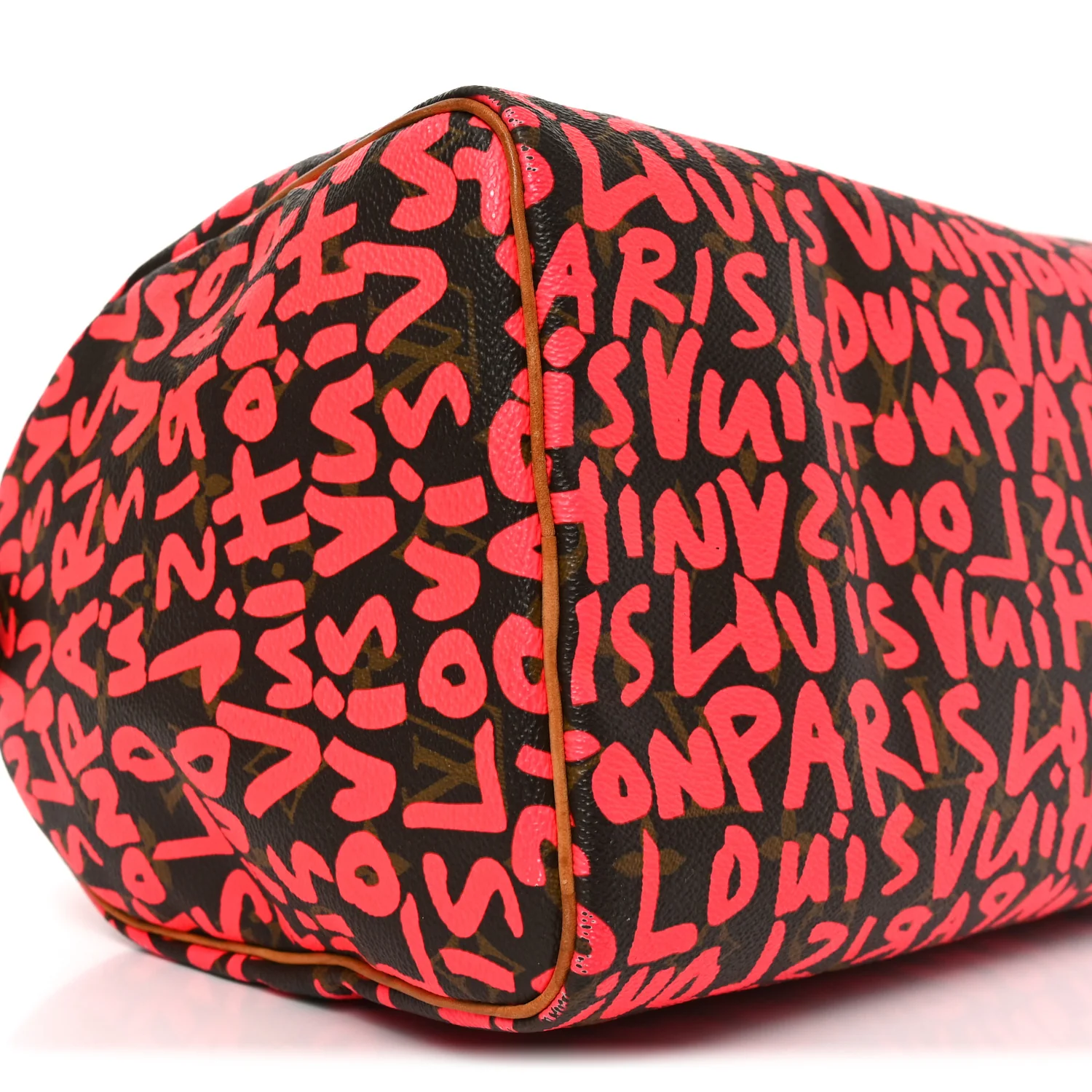 Monogram Graffiti Speedy 30 Fuchsia