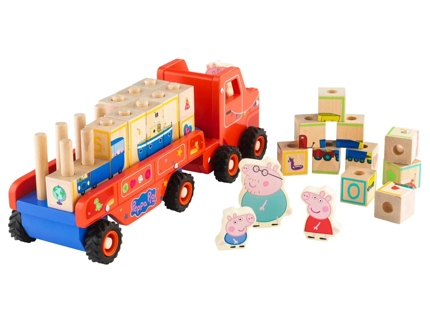 Camion en bois Peppa Pig