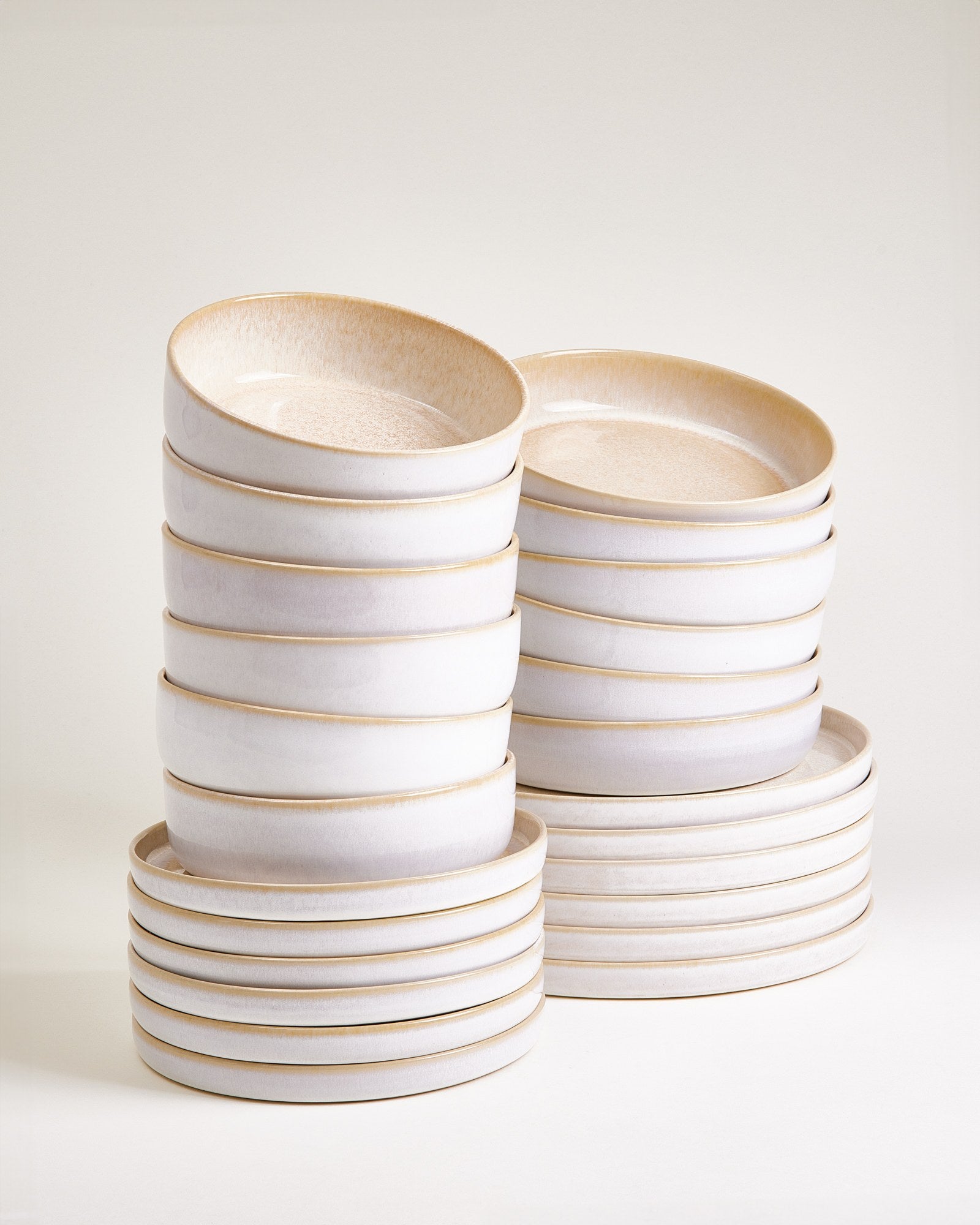 CORDOAMA - TABLEWARE SET MODERN SAND 24 PIECES