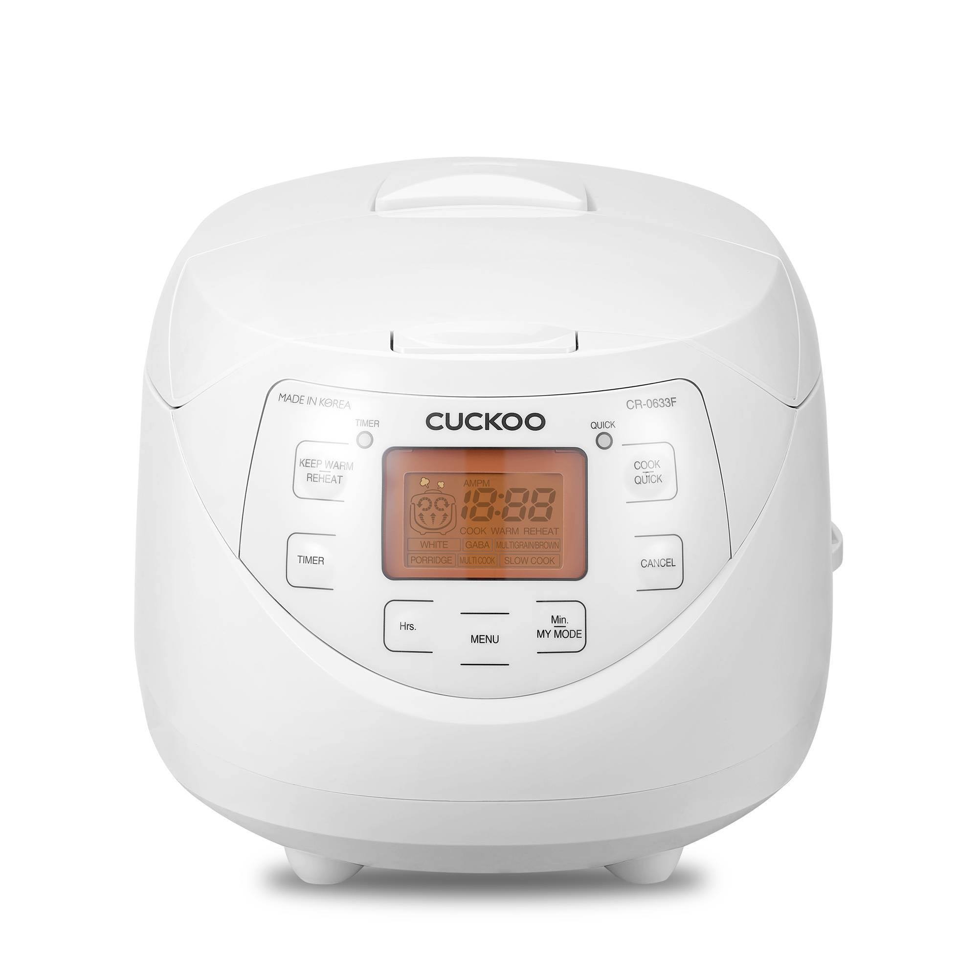Micom Rice Cooker-White/6 Cup (Cr-0633F) Cuckoo Electronics