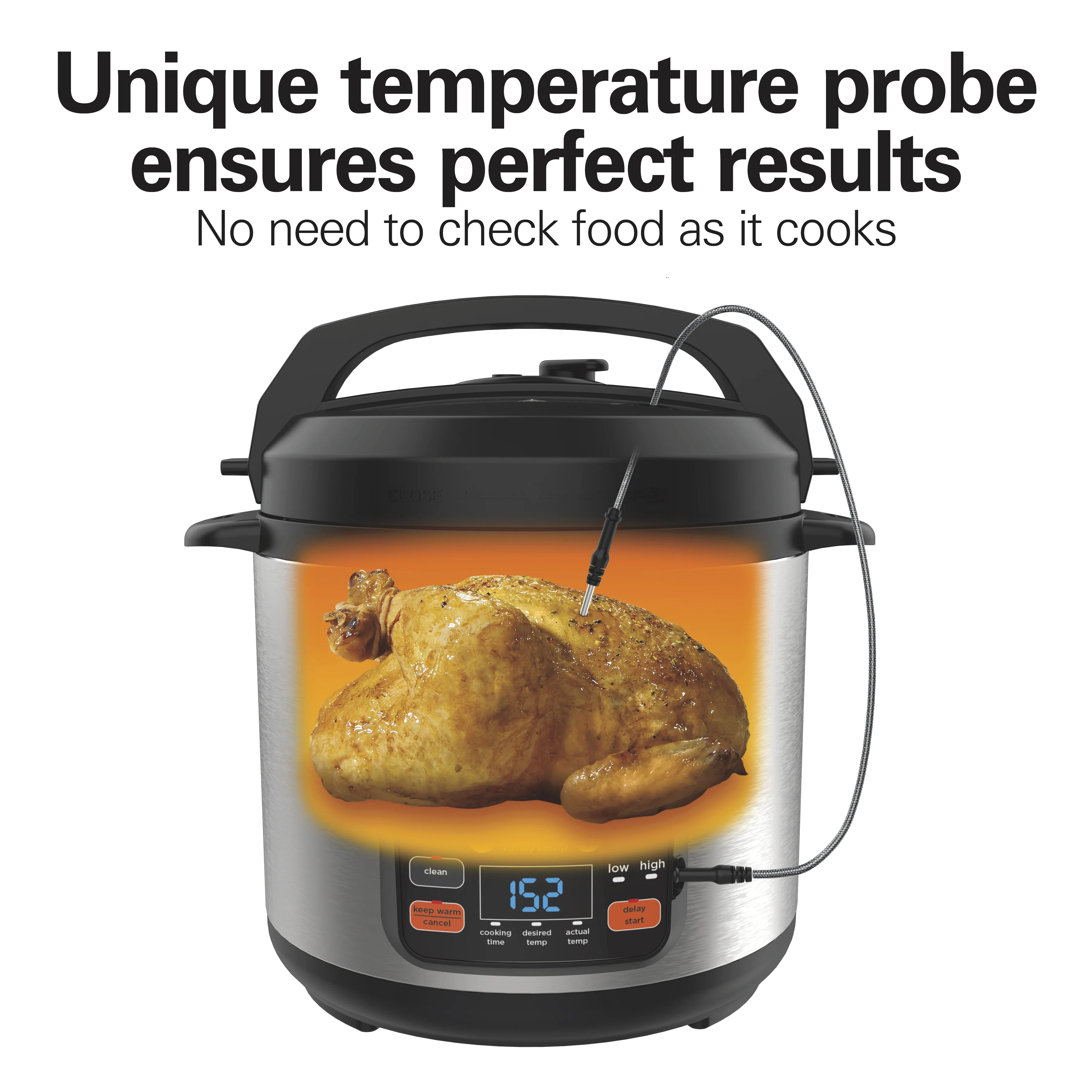 Hamilton Beach 6 Quart 6 - in - 1 Pressure Cooker, Multi - Cooker, Slow Cooker, Steamer, Saut, Rice Cooker, & More