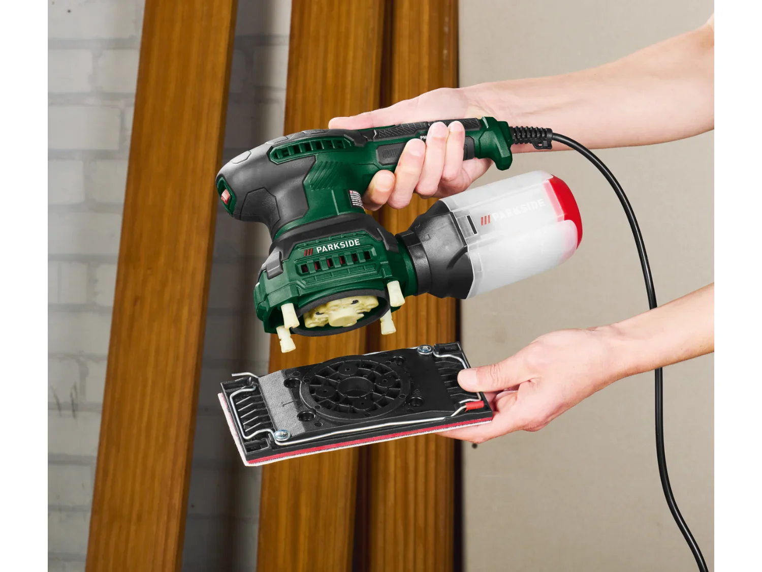 PARKSIDE Ponceuse multifonction 3-en-1 PMFS 200 C3, 200 W