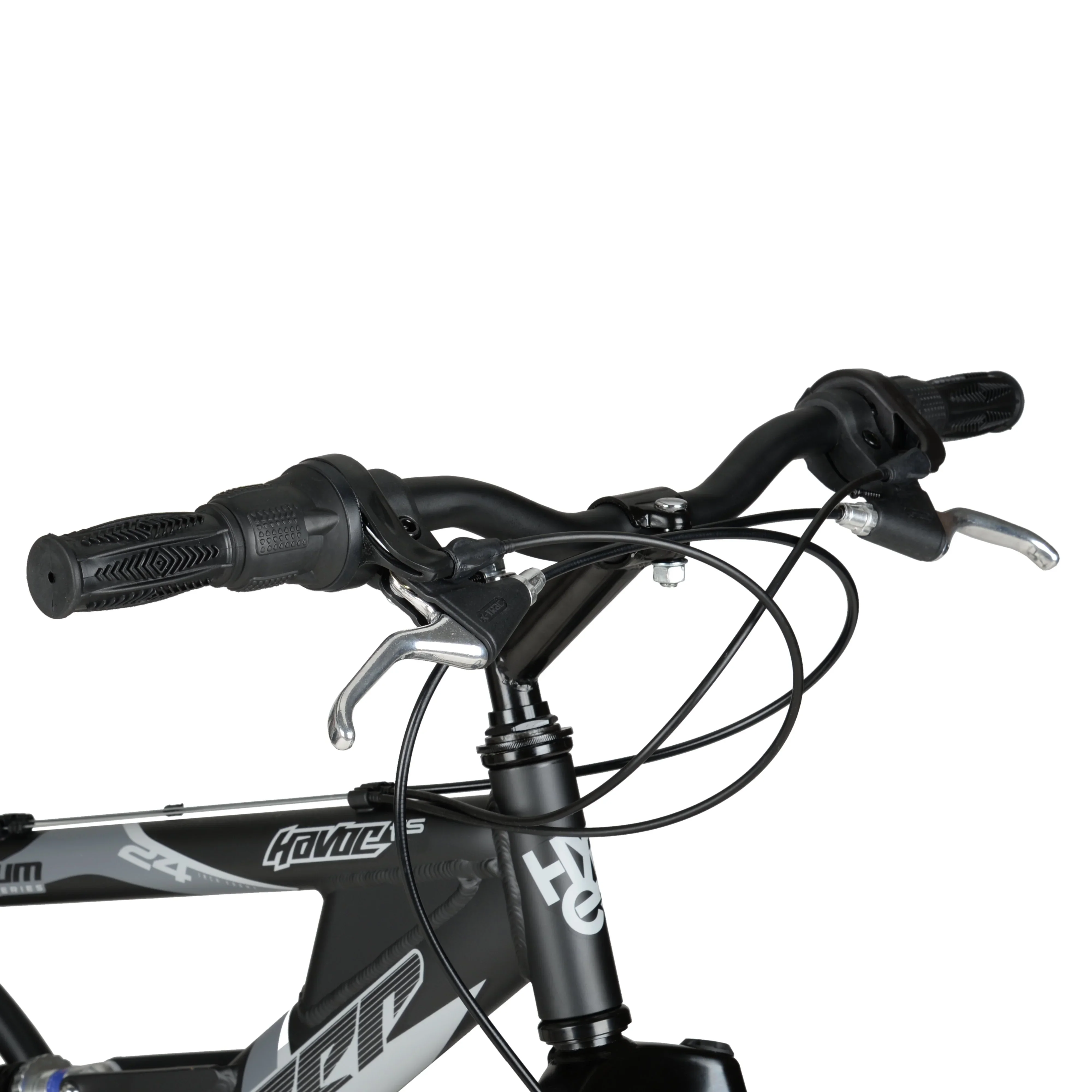 24 Hyper Bicycles Havoc Mountain Bike, Youth/Adult, Recommended Ages 10-14 Years Old, Black