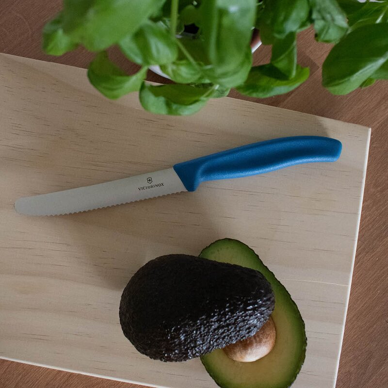 Swiss Classic tomatkniv 11 cm blå