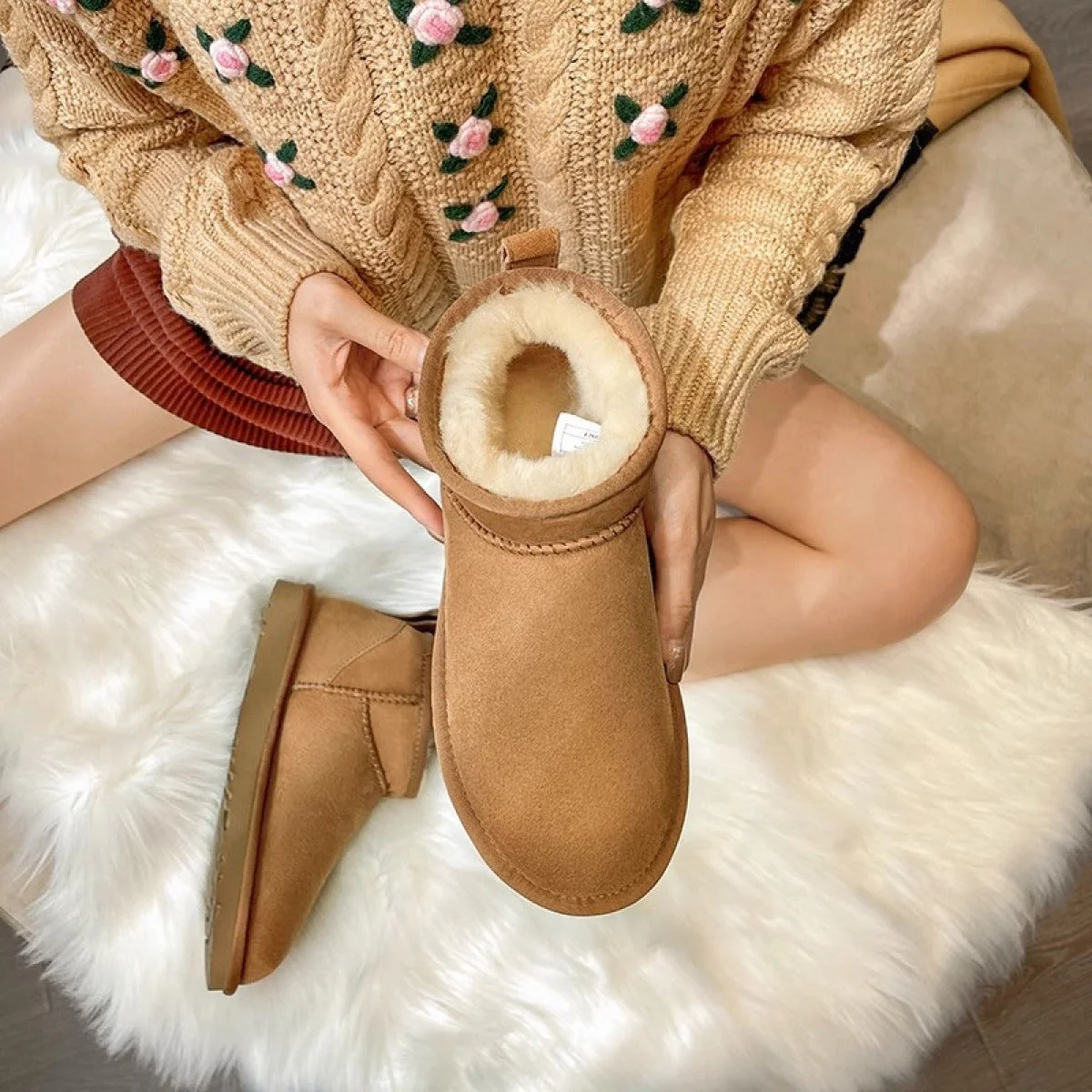 Alva - Bottines d'hiver courtes pour femmes