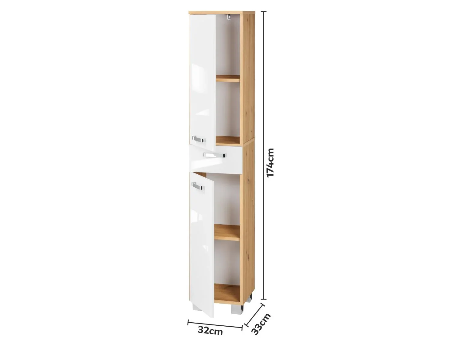 LIVARNO Colonne de salle de bain premium Palermo