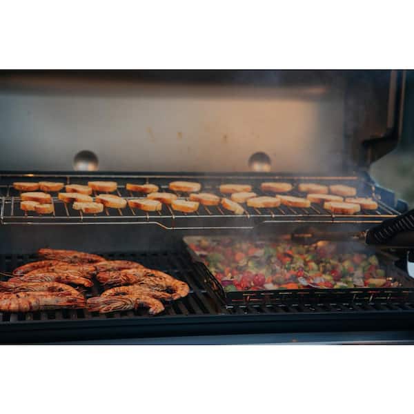 Genesis SPX-435 4-Burner Natural Smart Gas Grill in Stainless Steel with Side Burner - Image 5