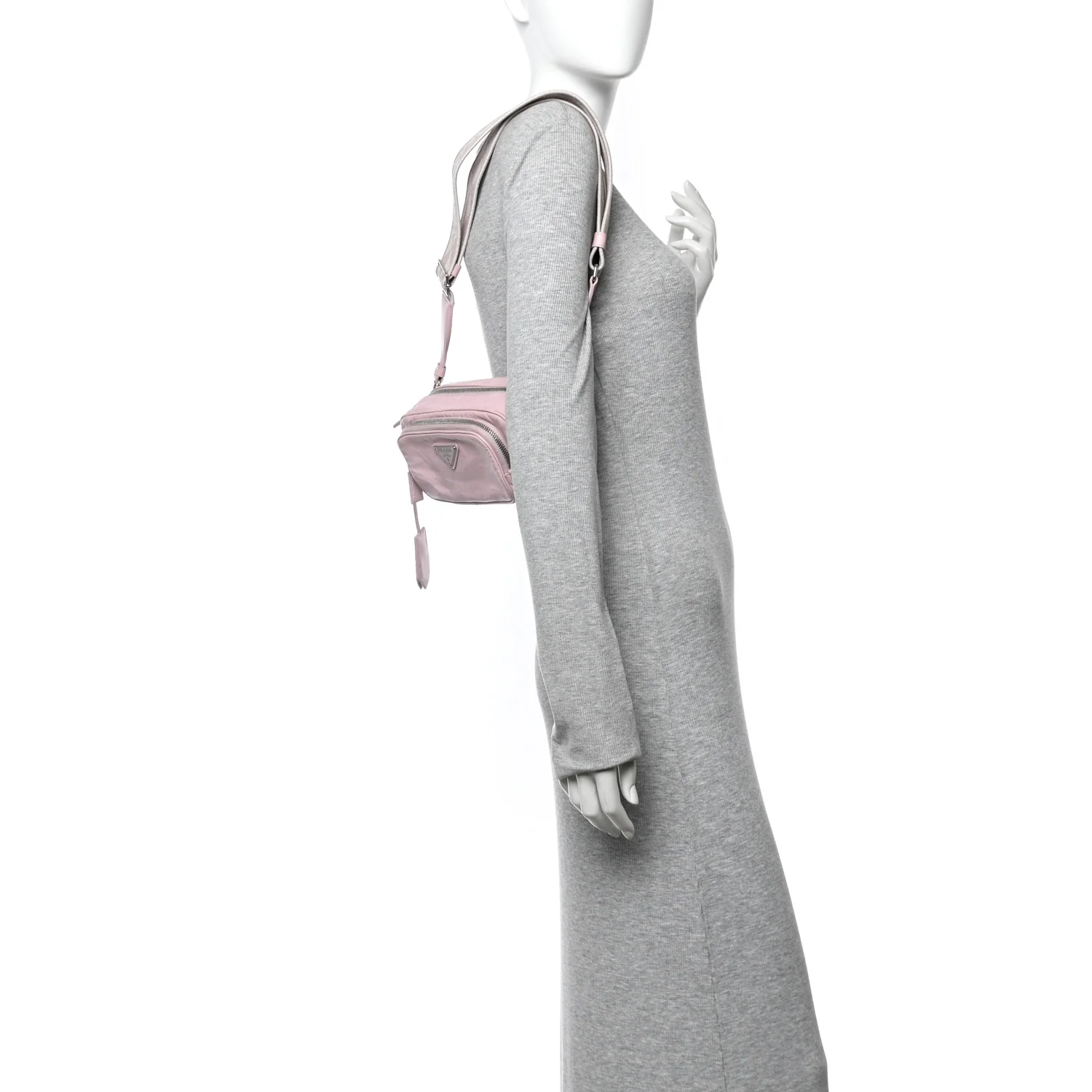 Nappa Antique Multi-Pocket Shoulder Bag Alabastro
