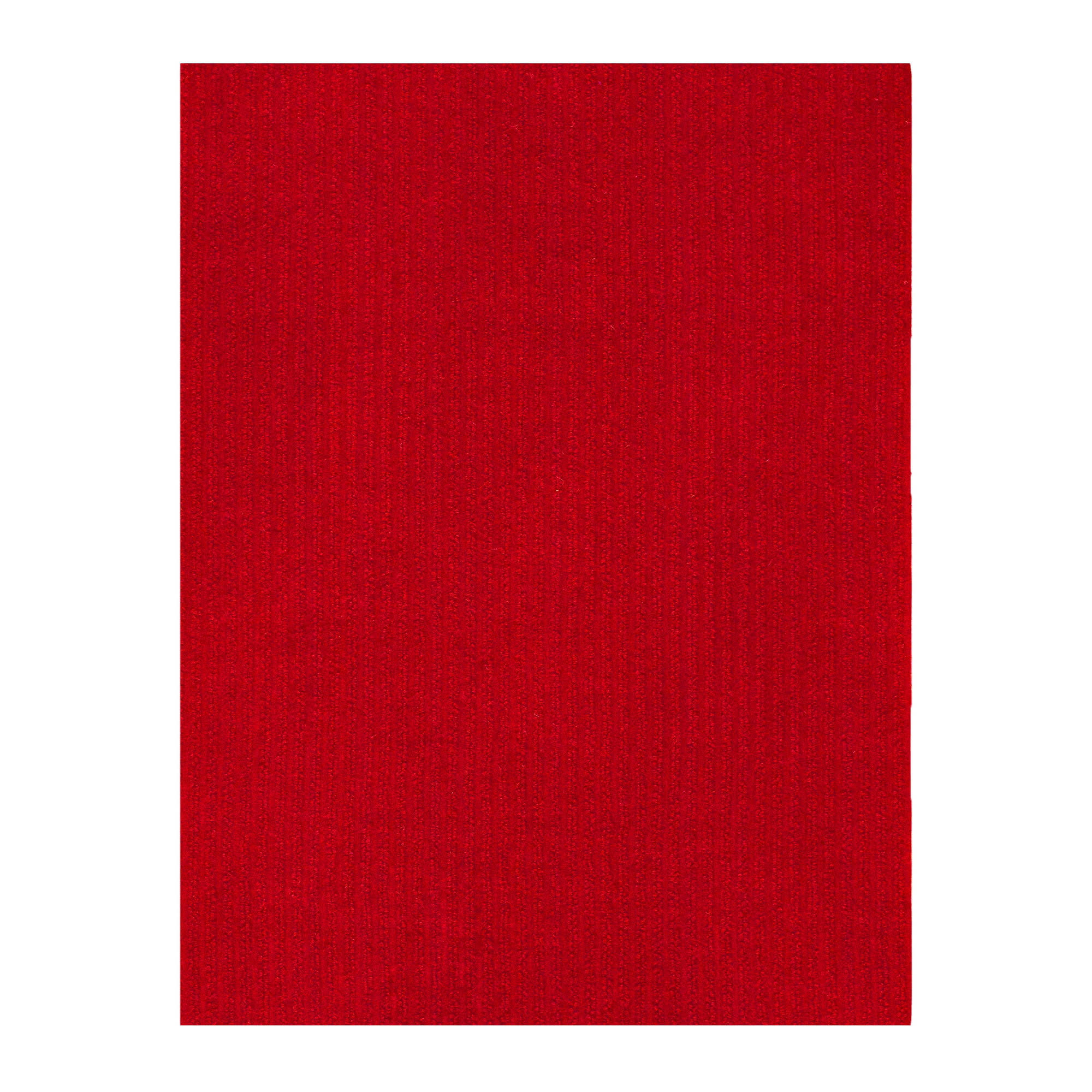 Ottomanson Indoor Outdoor Washable Nonslip Rug, Red, 2x3 ft