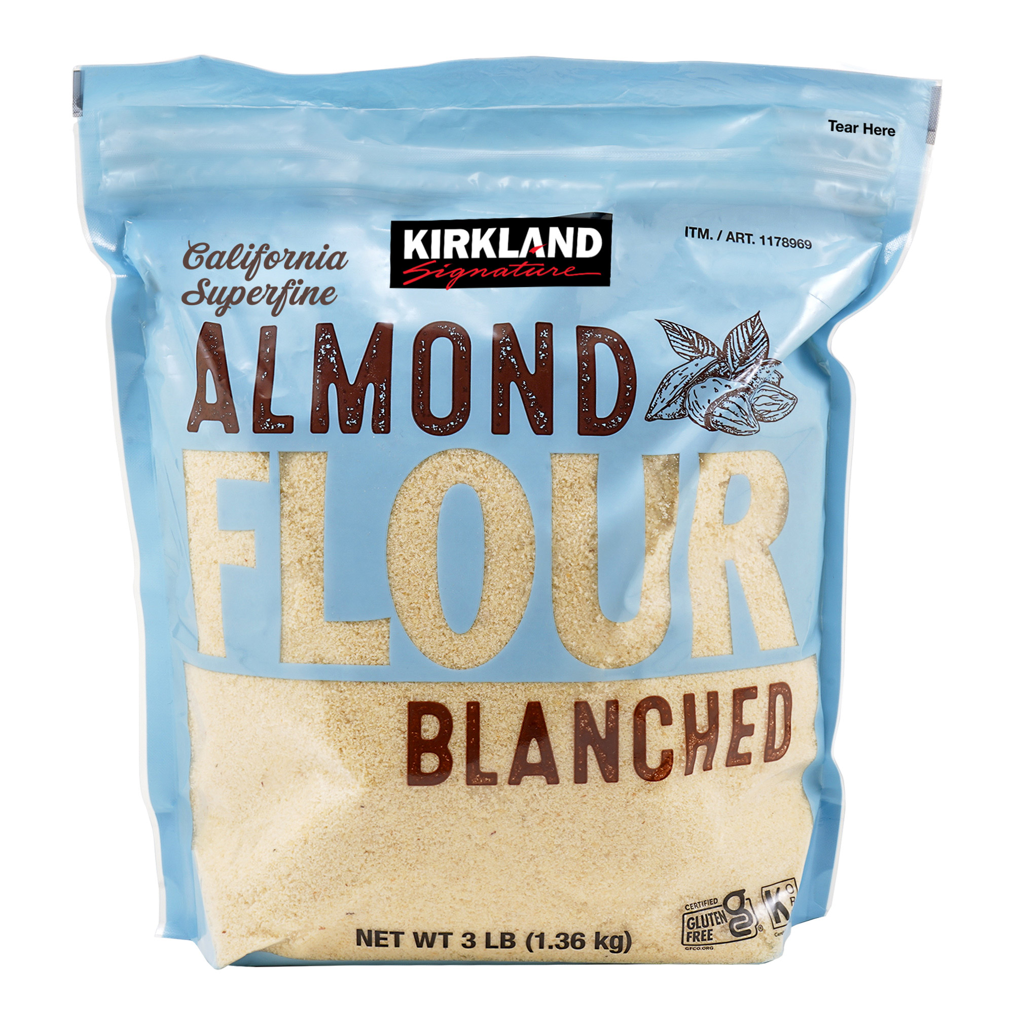 Kirkland Signature, Almond Flour, 3 lb