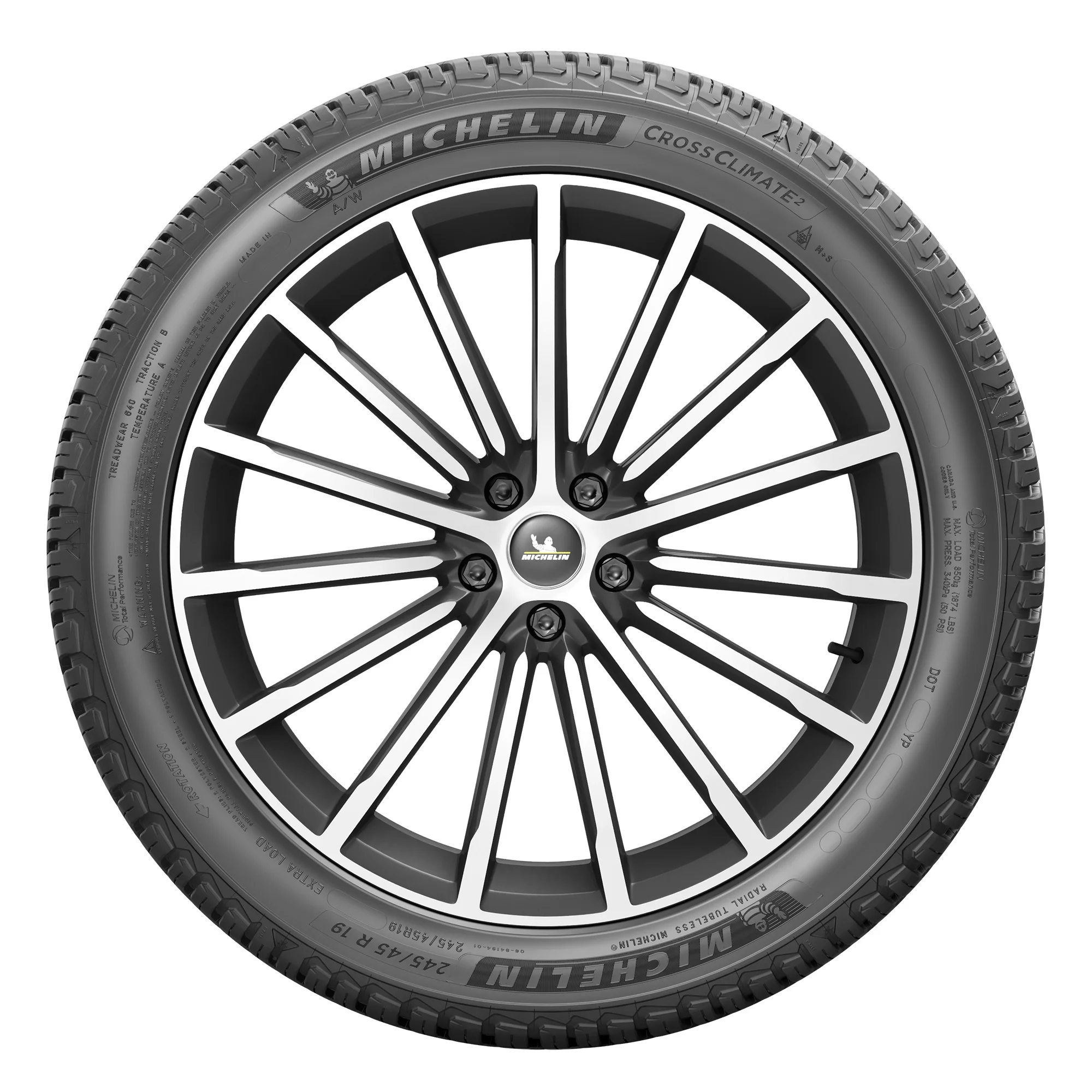 Michelin Cross Climate2 A/W All-Weather 235/55R20 102H SUV/Crossover Tire