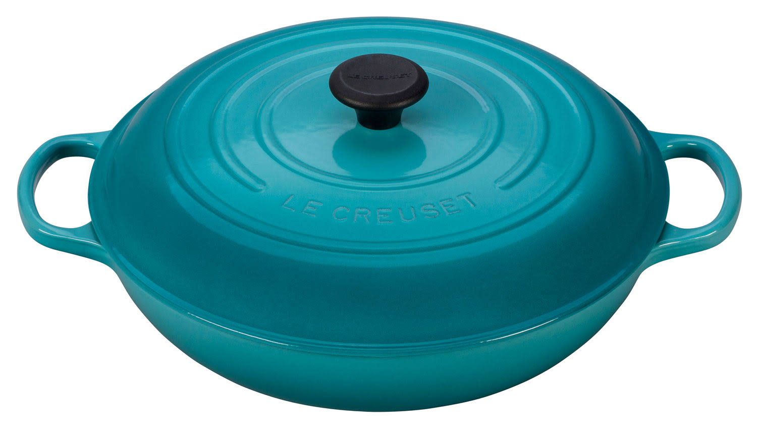 Le Creuset 5-Quart Signature Cast Iron Braiser - Caribbean