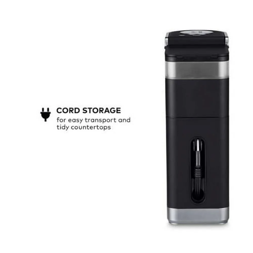 K-Mini Plus Single Serve Coffee Maker with K-Cup Pod (Black)(13.52" x 5.79" x 14.76") - Image 2