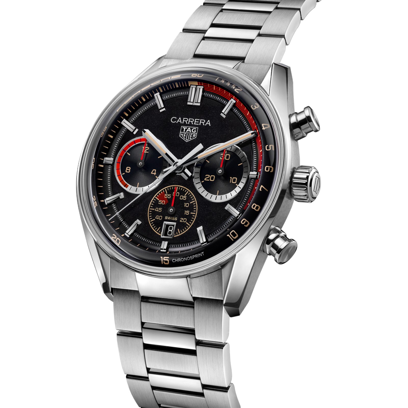 【Super Clone】TAG Heuer Carrera Chronosprint X Porsche Rallye 42mm Mens Watch CBS2015.EB0381