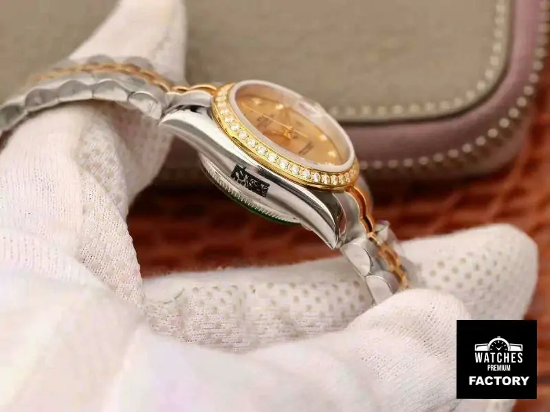 Rolex Lady Datejust 18K Gold Plating 28mm Gold Dial