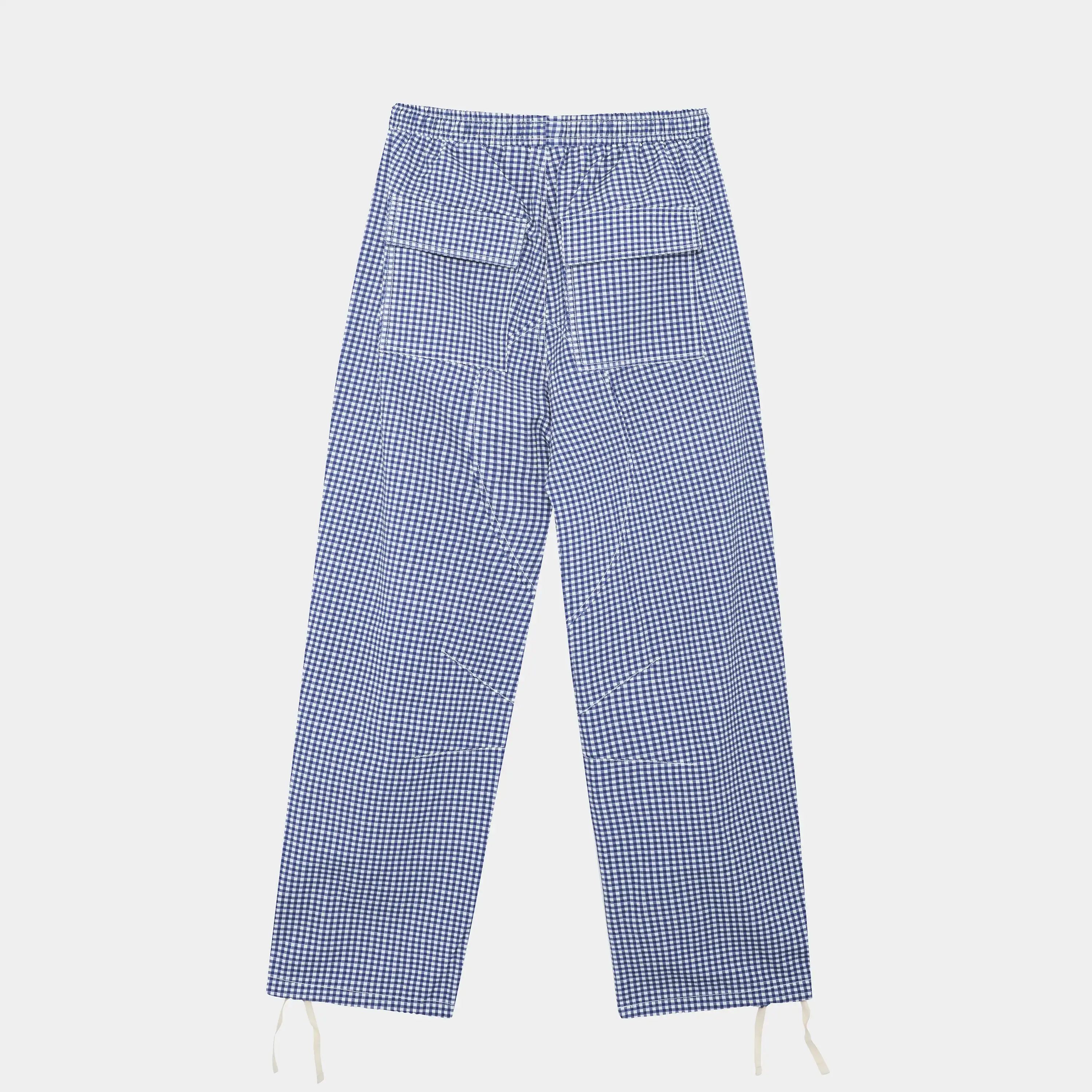 Patches Vichy Indigo Cargo Pants