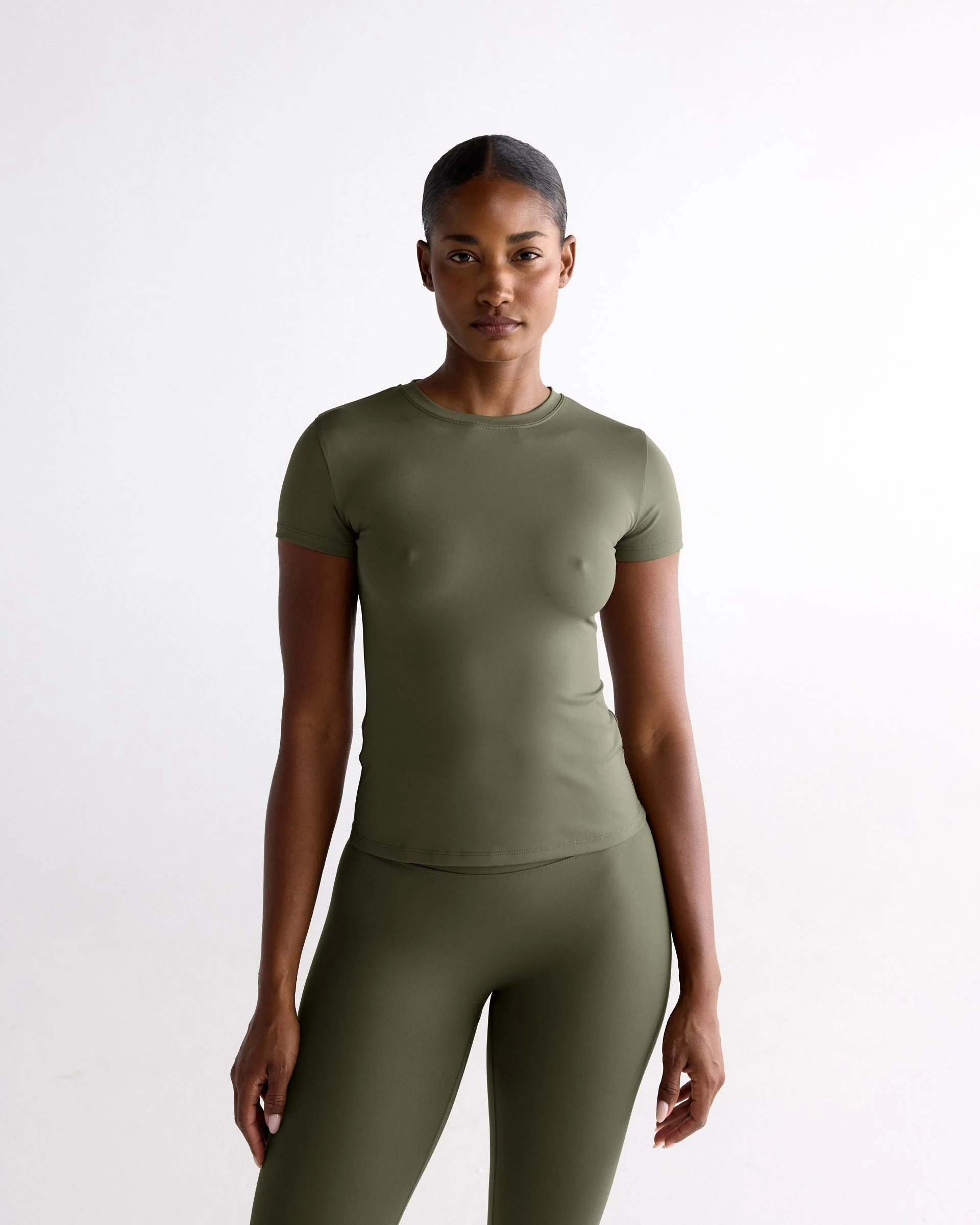 Ultimate Short Sleeve Top - Olive Green