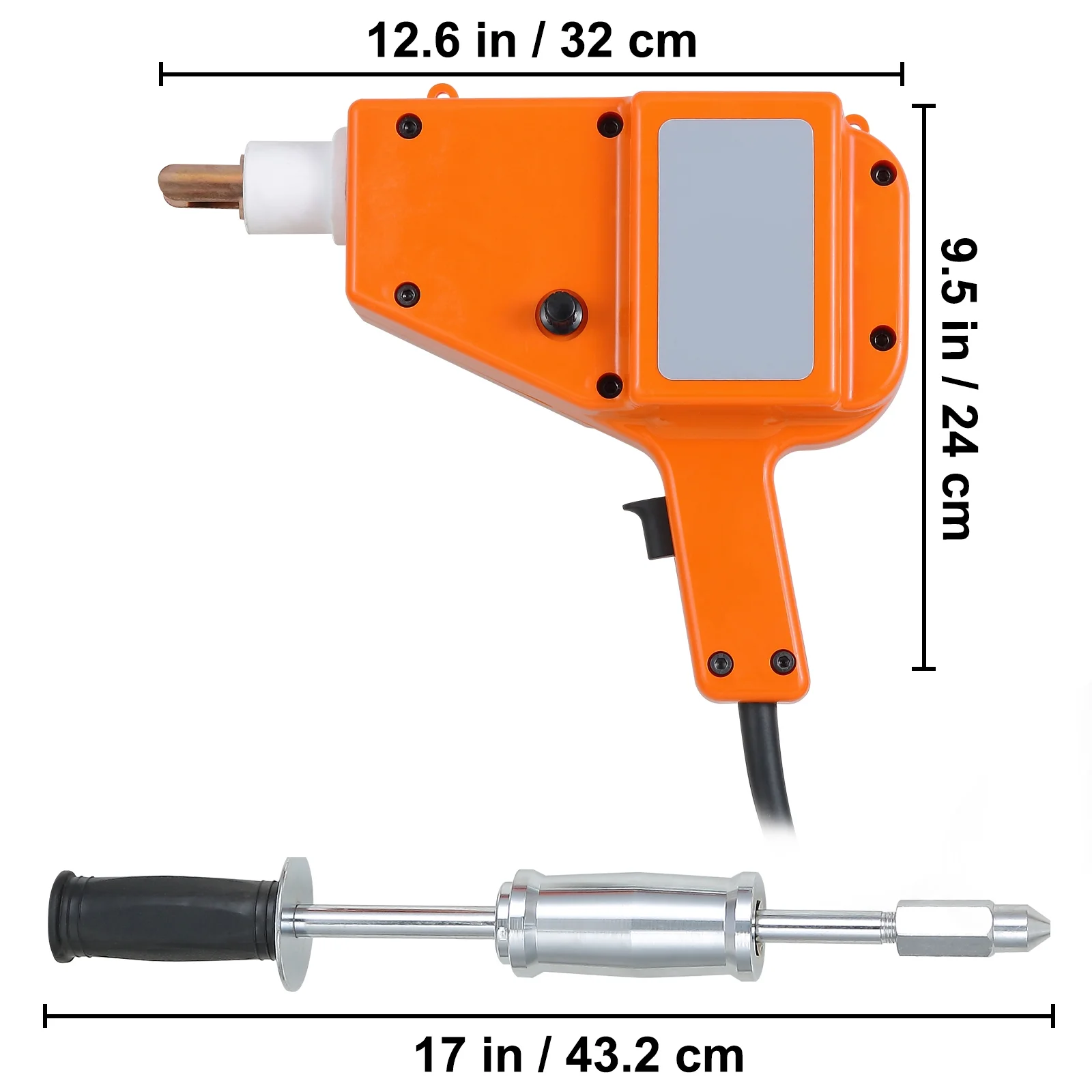 Stud Welding Set, 5500 Dent Fixing Kit, 800VA Spot Welding Tool, 110V Stud Welding Equipment, Stud Gun for Pulling Dents with Full Accessory Set, Auto Body Restoration - Image 8