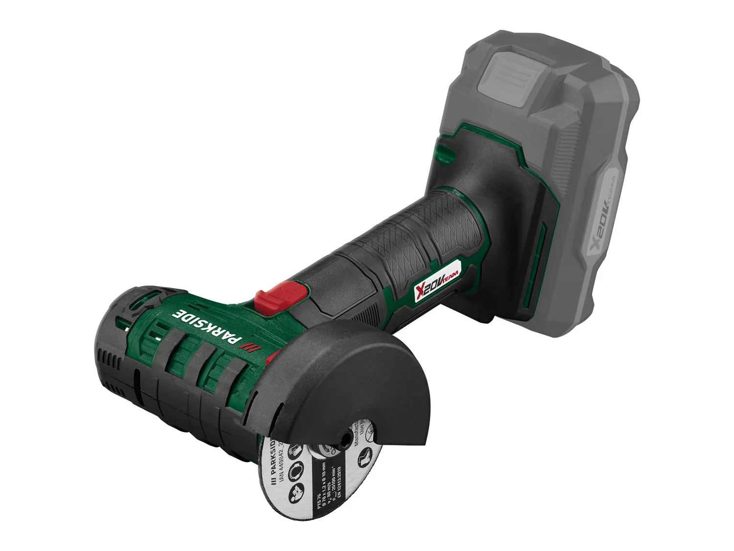 PARKSIDE Meuleuse d'angle sans fil PWSAM 20-Li A1, 20 V