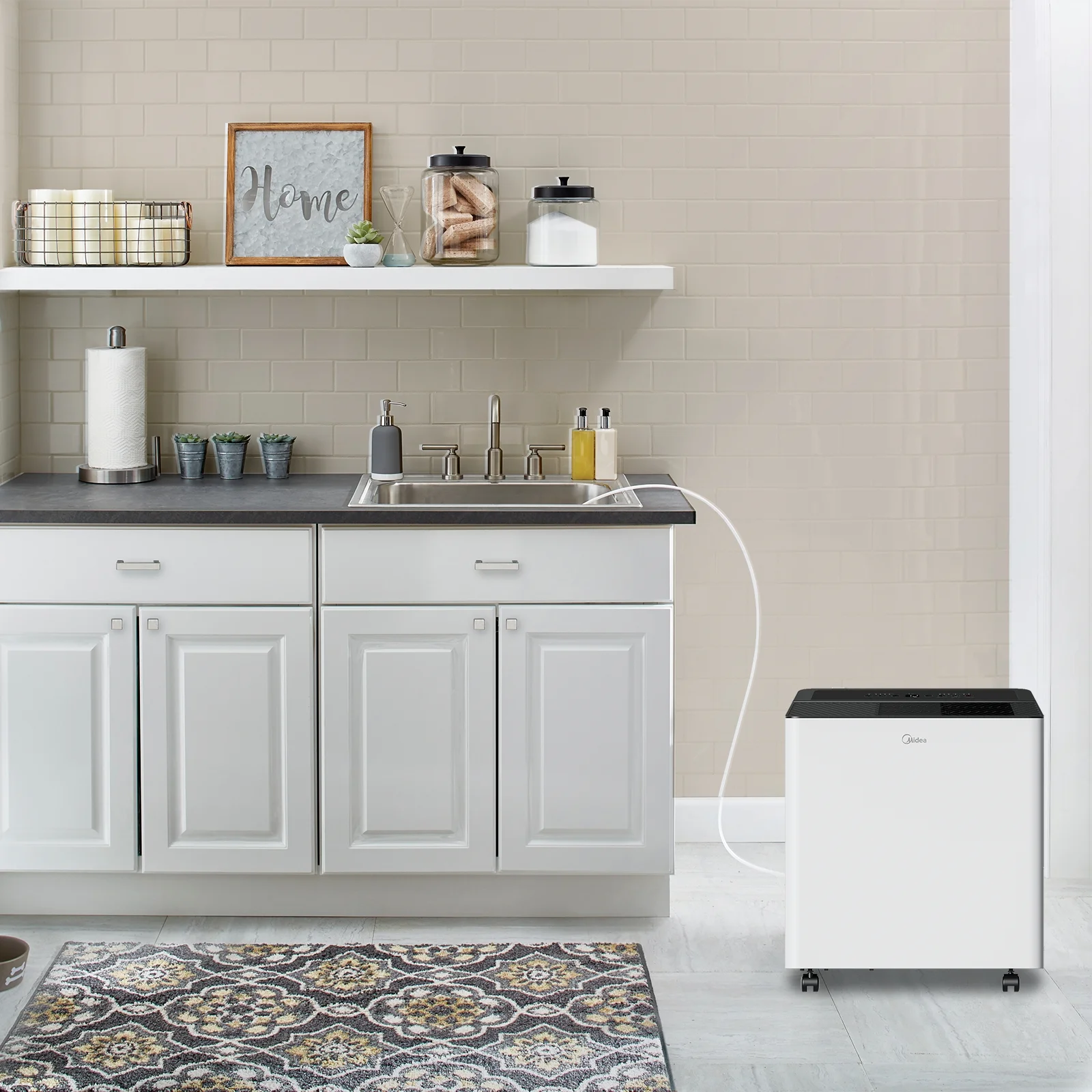 Restored Smart 50 Pint Dehumidifier with Built in Pump, (Refurbished)(White/50 Pint) Image 5