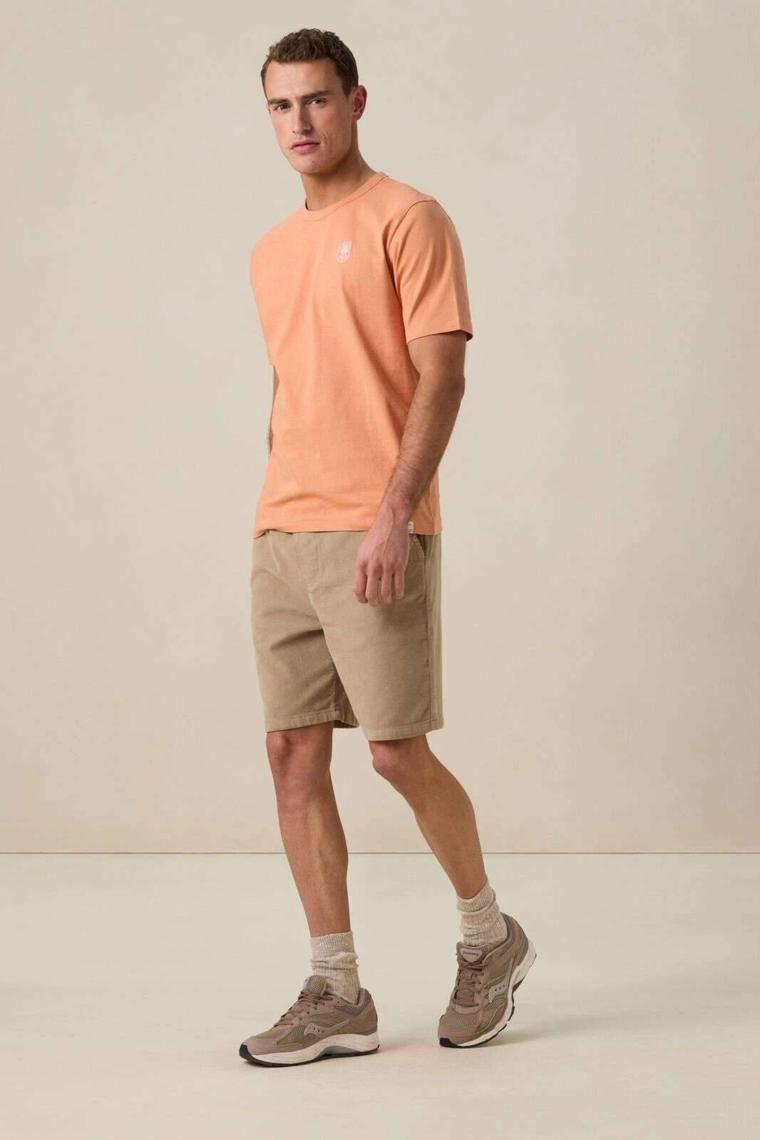 Oranje T-shirt met artwork