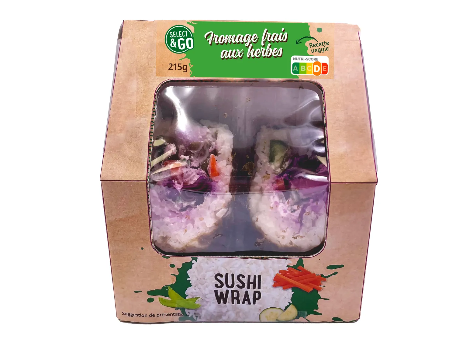 Select & Go Sushi Wrap - fromage frais aux herbes