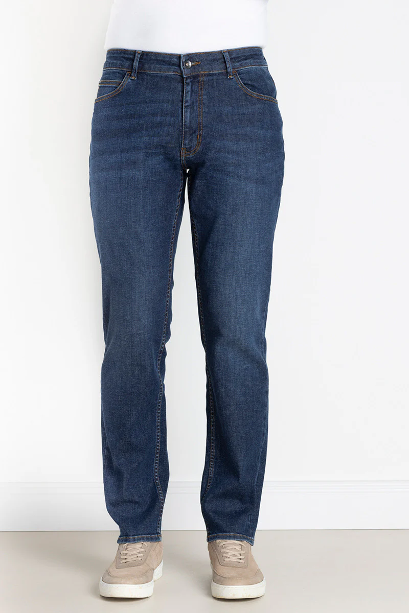 Jean en coton homme bleu