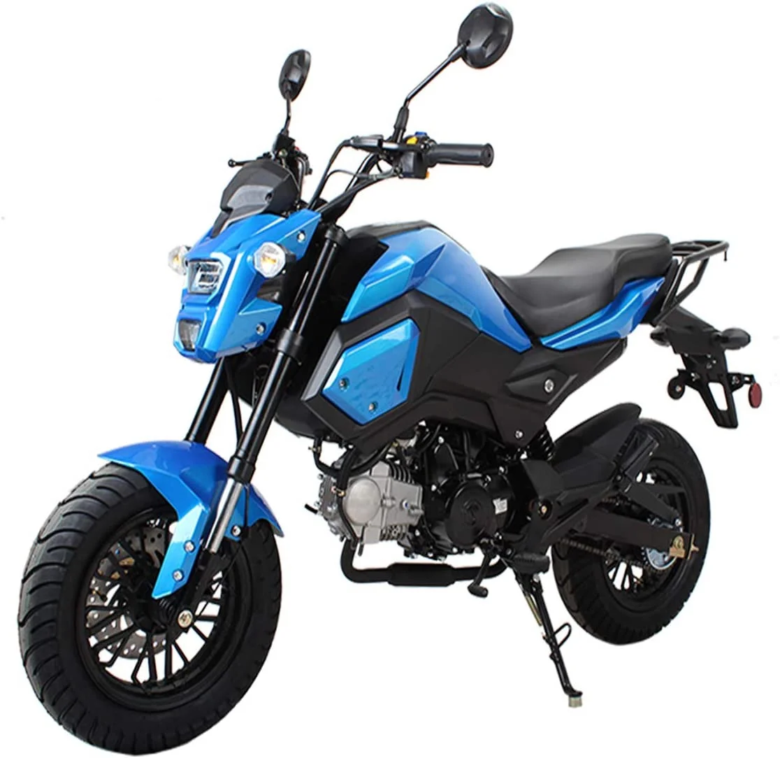 Upgraded New 125cc Motorcycle Bike VADER 125 HELLCAT Dual Sports 125cc Motorcycle Bike Youth Adults Gas Motorcycle Big Headlights ( RED ) - Image 5