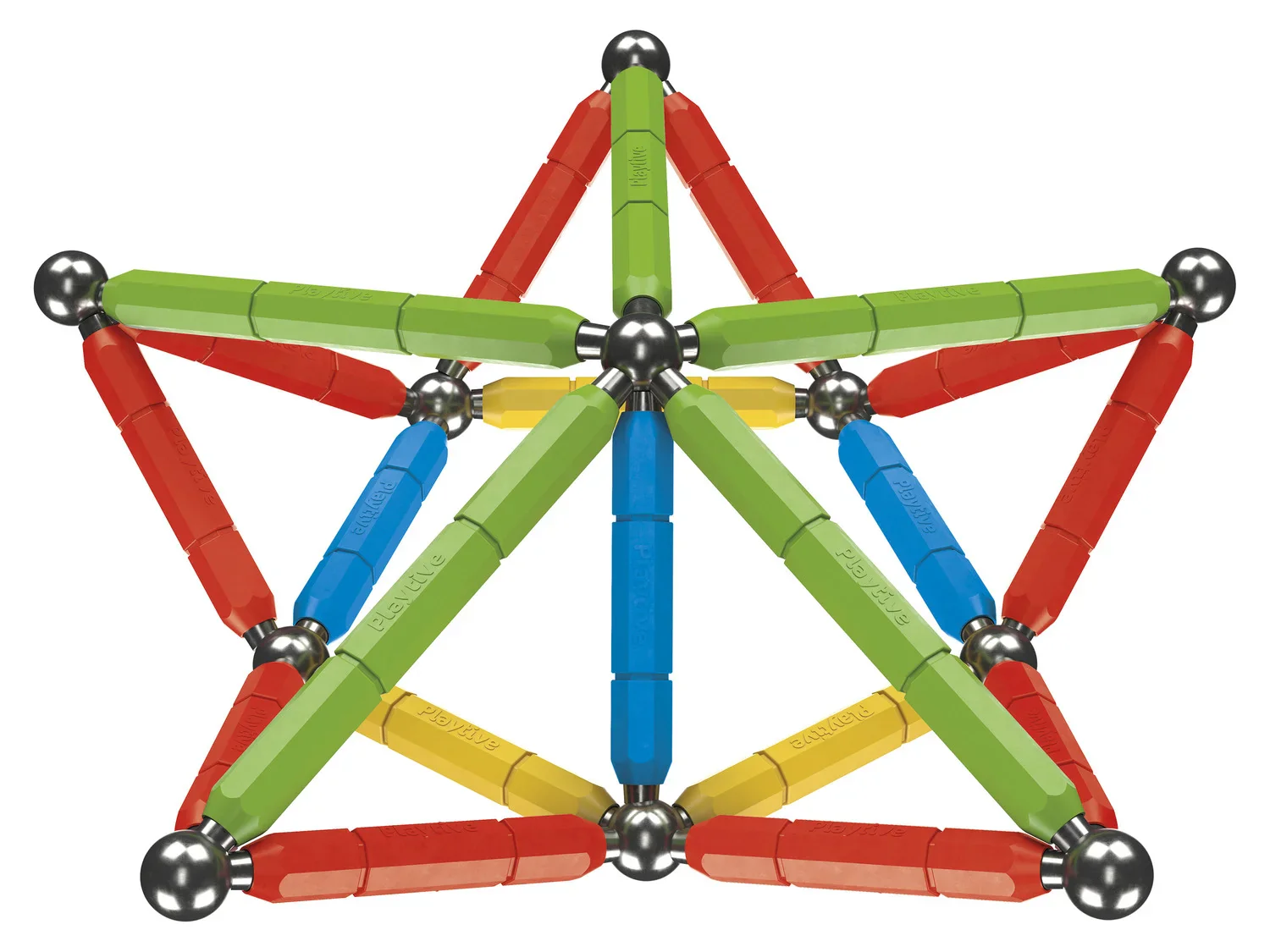 Playtive Jeu de construction magntique