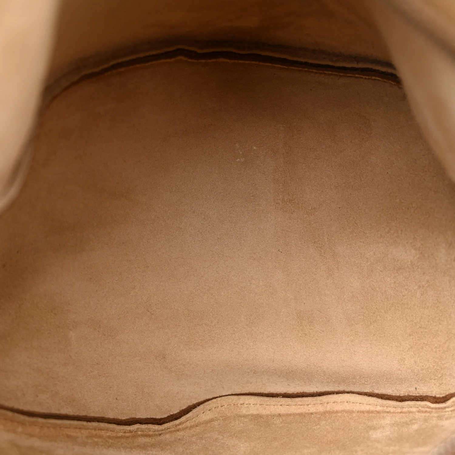 Grained Calfskin Large Slouchy Banana Bag Brunette