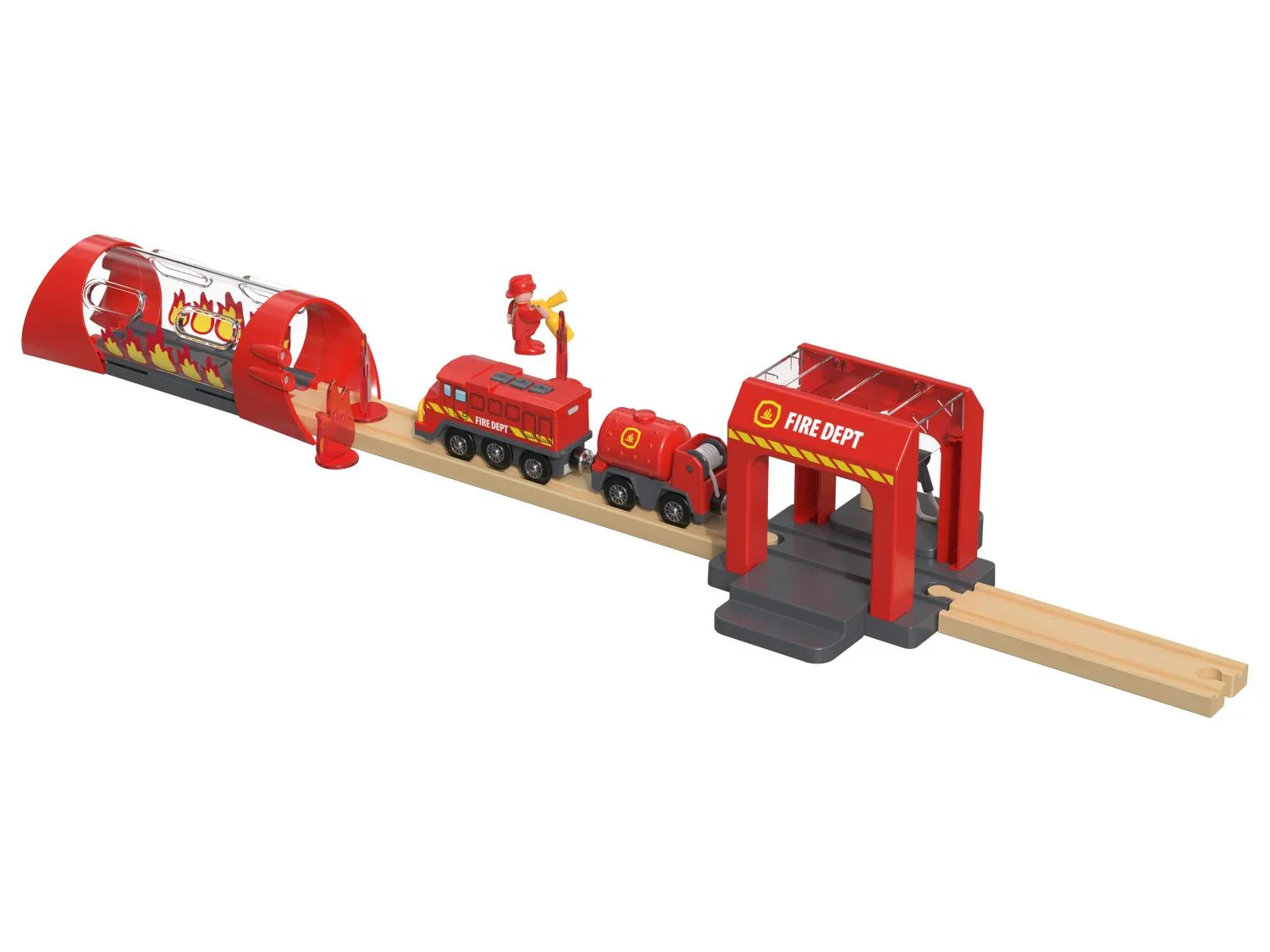 Playtive Set gare interactive ou set intervention pompiers