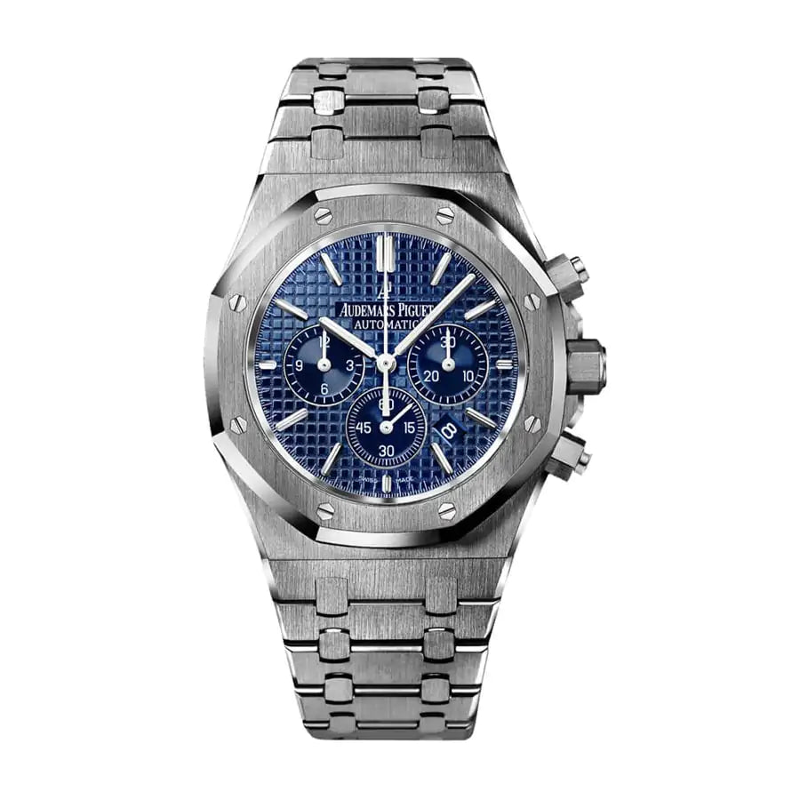 [Super Clone]Audemars Piguet Royal Oak Chronograph Blue Dial 41MM Watch