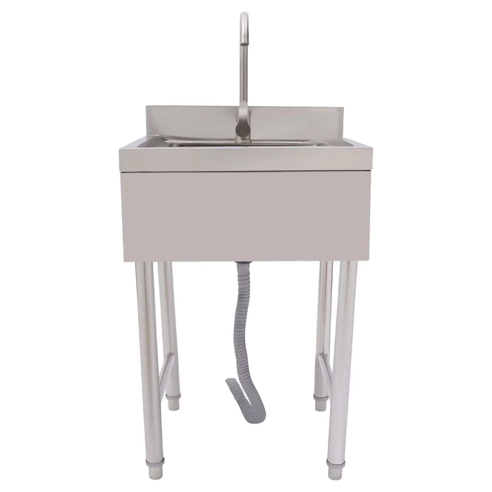 Commercial Utility Sink Stainless 1 Compartment Kitchen Sink 21.6*33.4*19.6