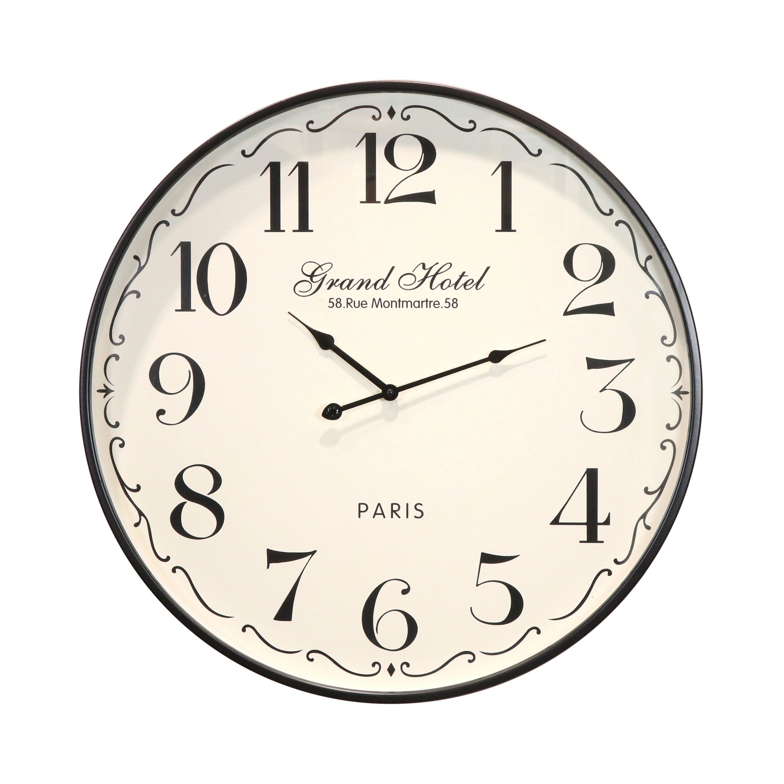 Grand Hotel Paris Wall Clock 60cm