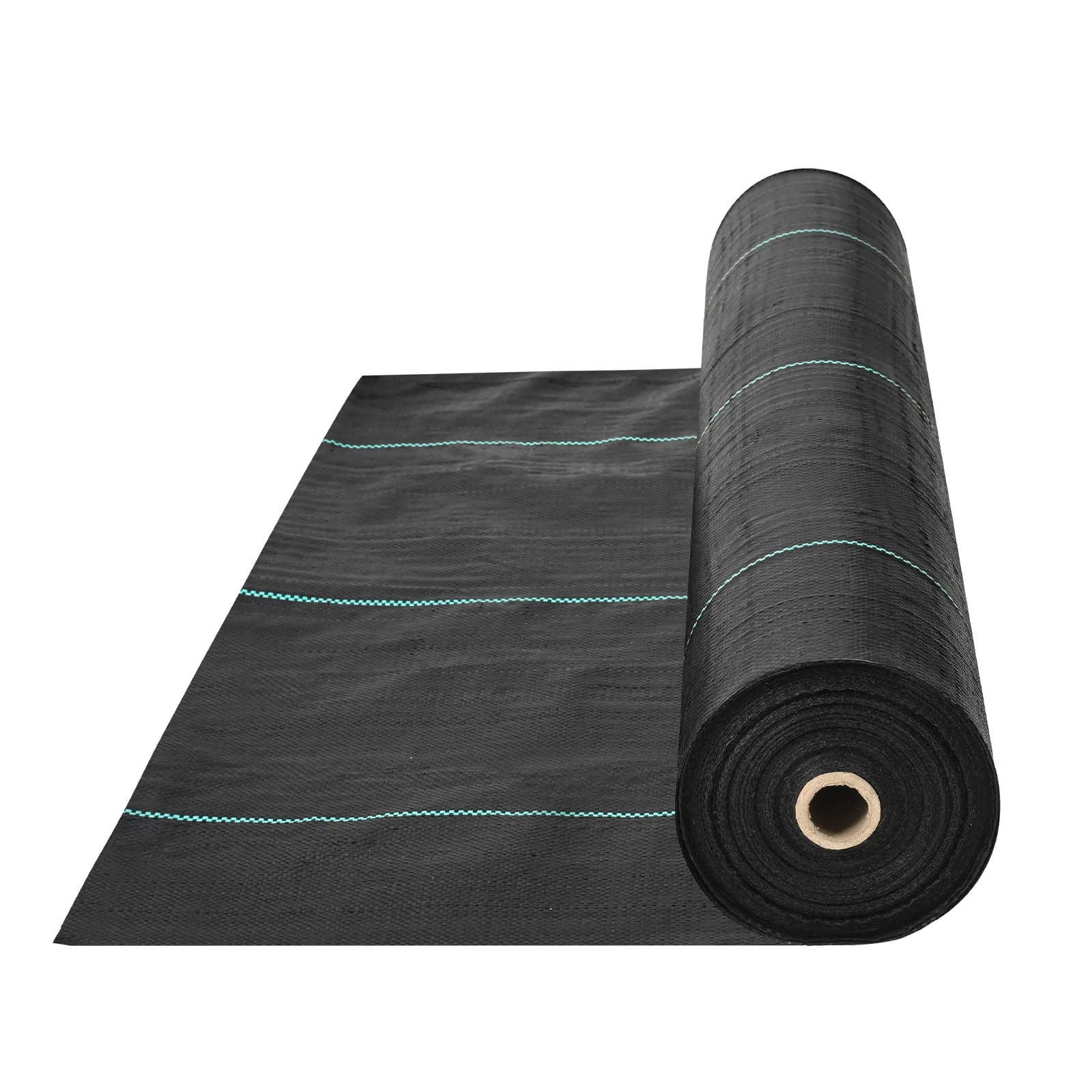KFFKFF 4x250 FT Weed Barrier Landscape Material, 5 OZ Geotextile Fabric Beneath Gravel, Excellent Permeability for Weed Restriction Mat, Driveway Material, Garden Weed Control Fabric