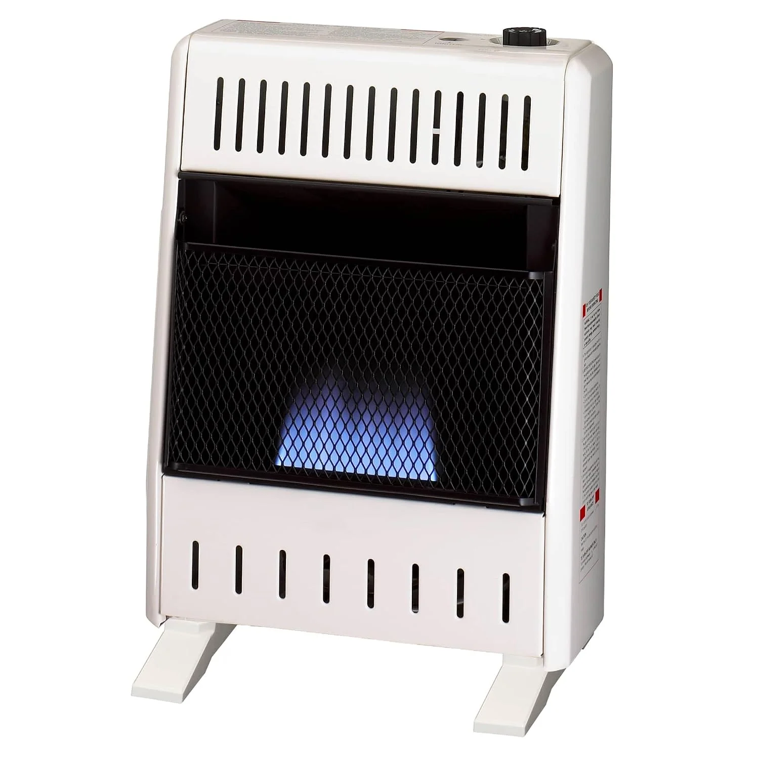 ProCom Heating Liquid Propane Ventless Blue Flame Heater With Base Feet - 10,000 BTU, T-Stat Control - Model# ML100TBA-B