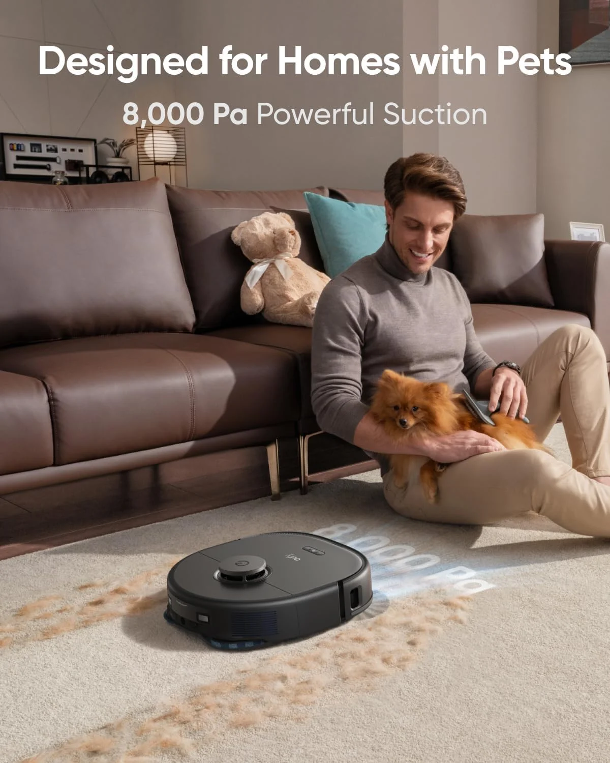 restored X10 Pro Omni Robot Vacuum and Mop Combo, 8,000 Pa Suction, Dual Mops, Auto Mop Washing, Auto Drying, Self-Emptying��(Refurbished Acceptable�� - Image 5