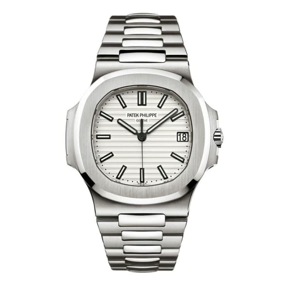 [Super Clone]Patek Philippe Nautilus Silvery White Dial Stainless Steel Mens Watch 5711-1A-011