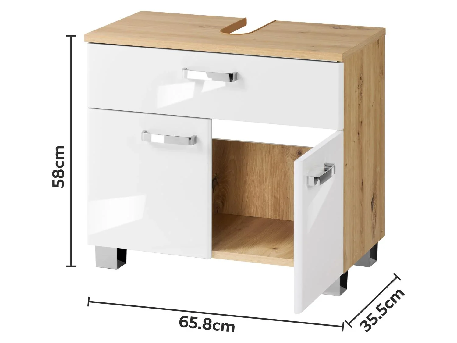 LIVARNO Meuble sous vasque Premium Palermo